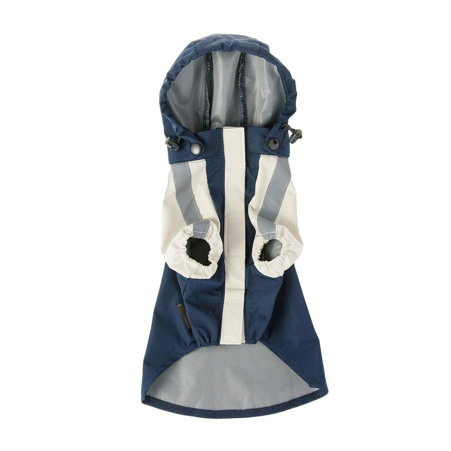 Pocketable raincoat, navy, size 3L, pet clothes (dog clothes)