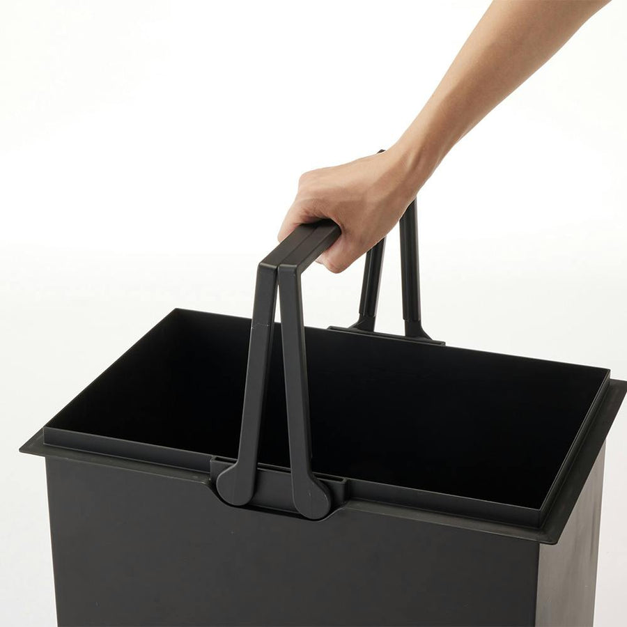 storagebox container with handle black 42×28×32cm