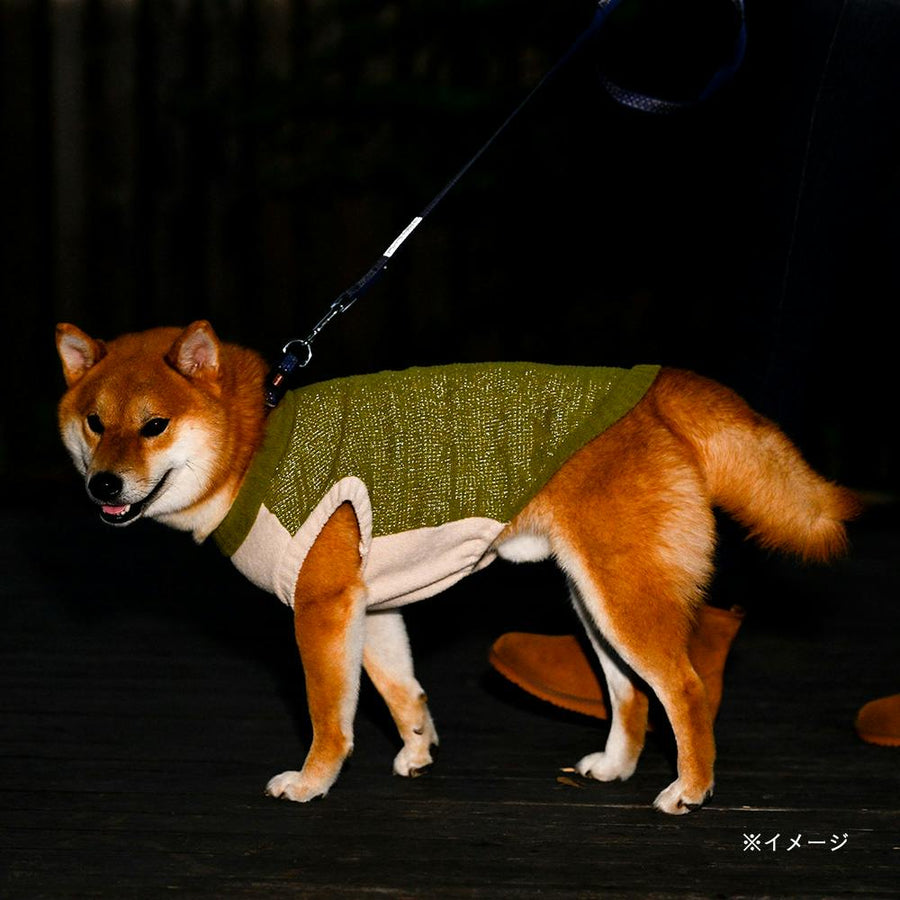 反射モールニット カルダモン SSサイズ ペット服(犬の服)