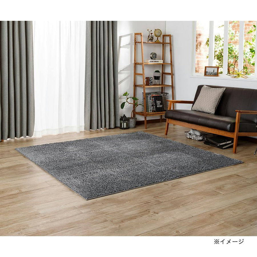 &amp;Pet Washable Shaggy Rug Black 185 x 185 cm