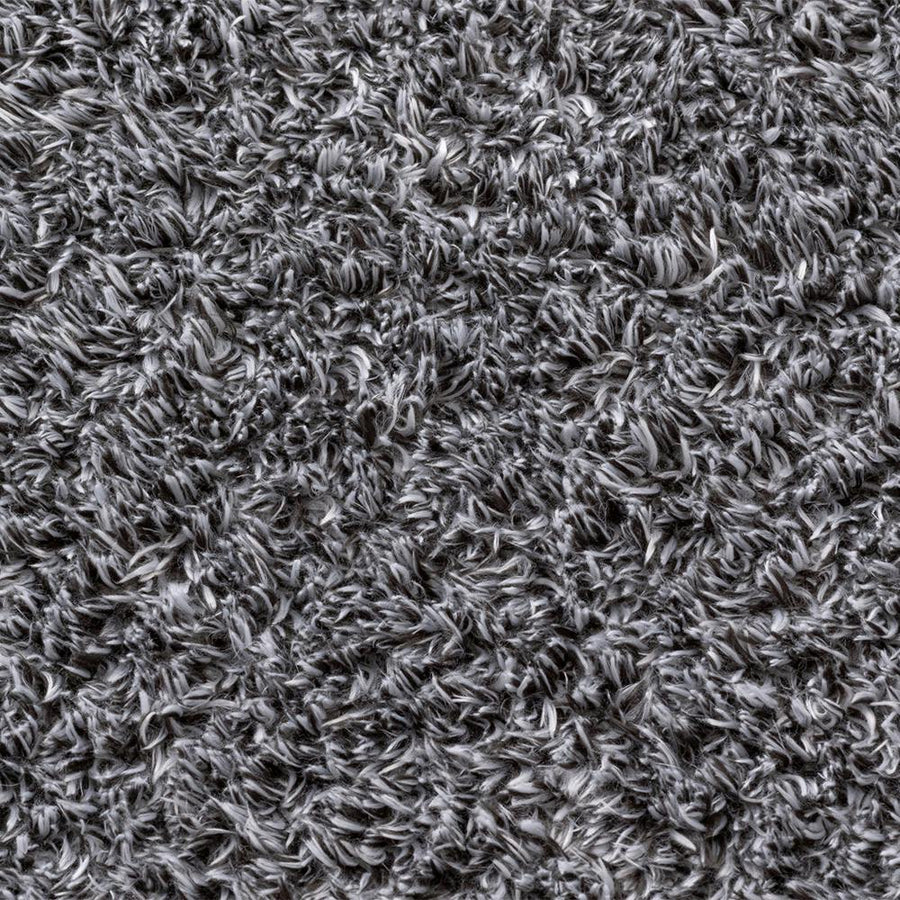 &amp;Pet Washable Shaggy Rug Black 185 x 185 cm