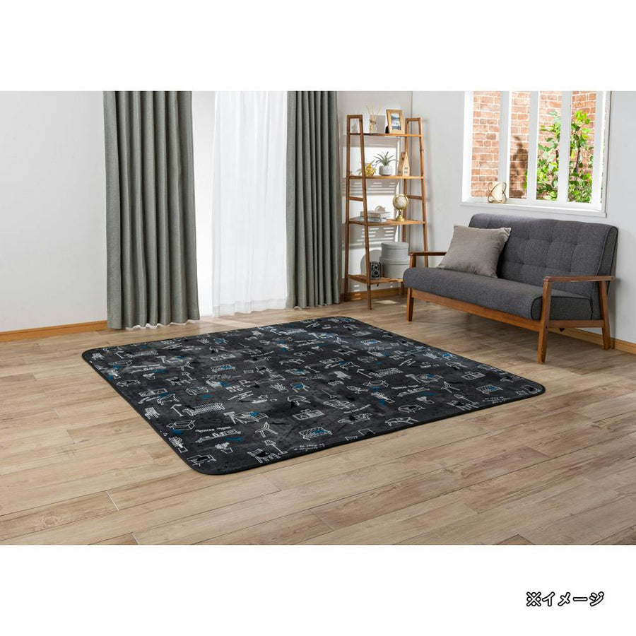 Washable compact rug Melody Cat 185 x 185 cm