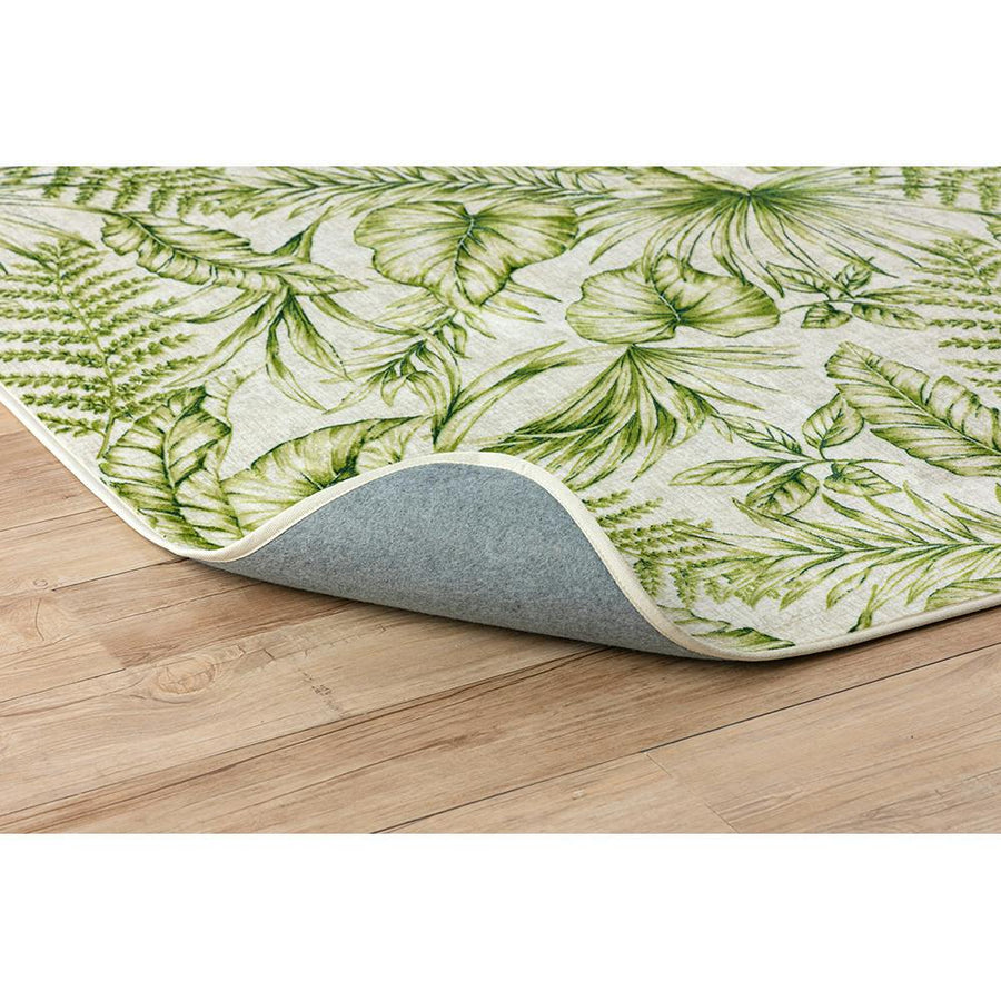 Washable compact rug Leaf 190 x 240 cm