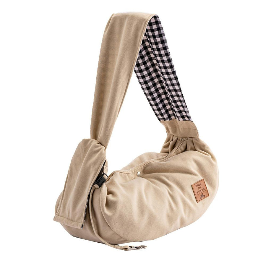 Shoulder-friendly baby carrier bag, ivory