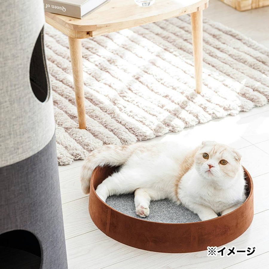 猫の爪とぎ 吸着マット グレー