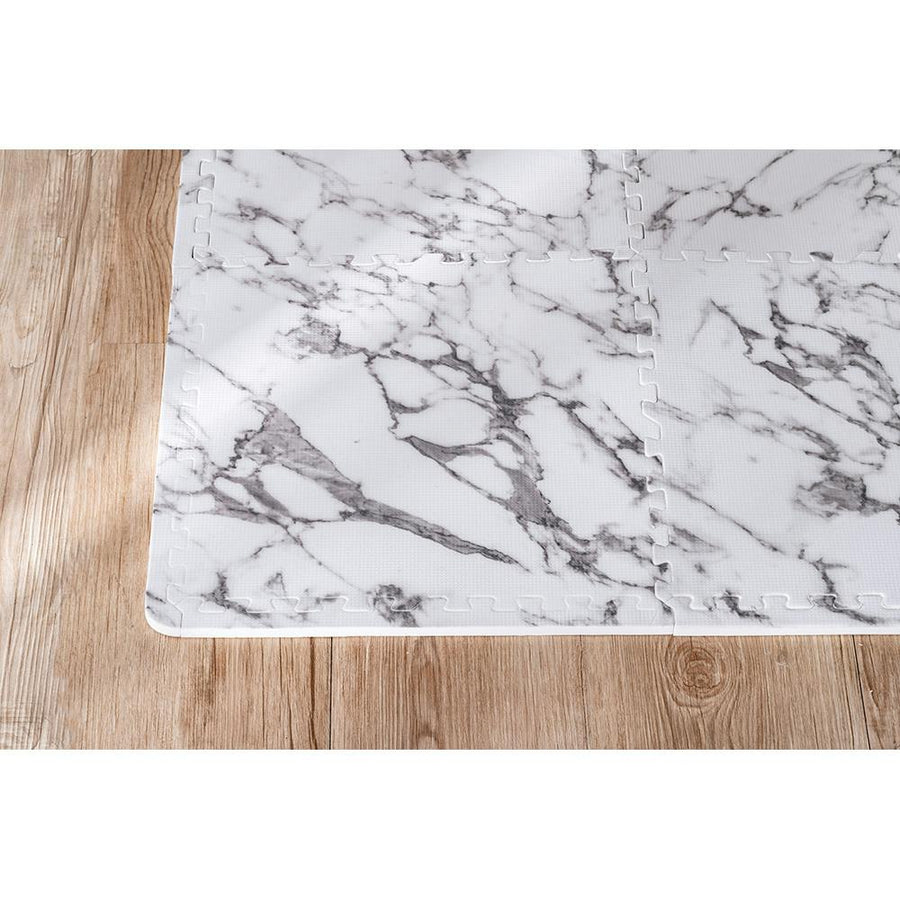 Water and stain resistant marble-like joint mat, set of 9