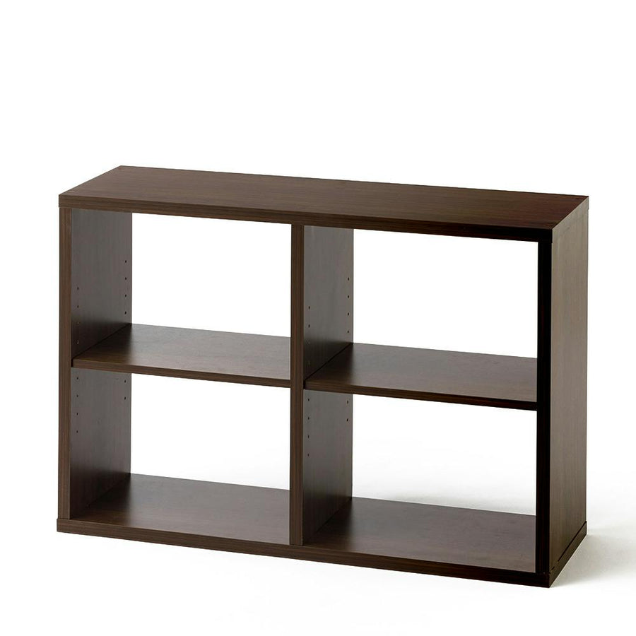 Open rack that can be used vertically and horizontally Brown S57