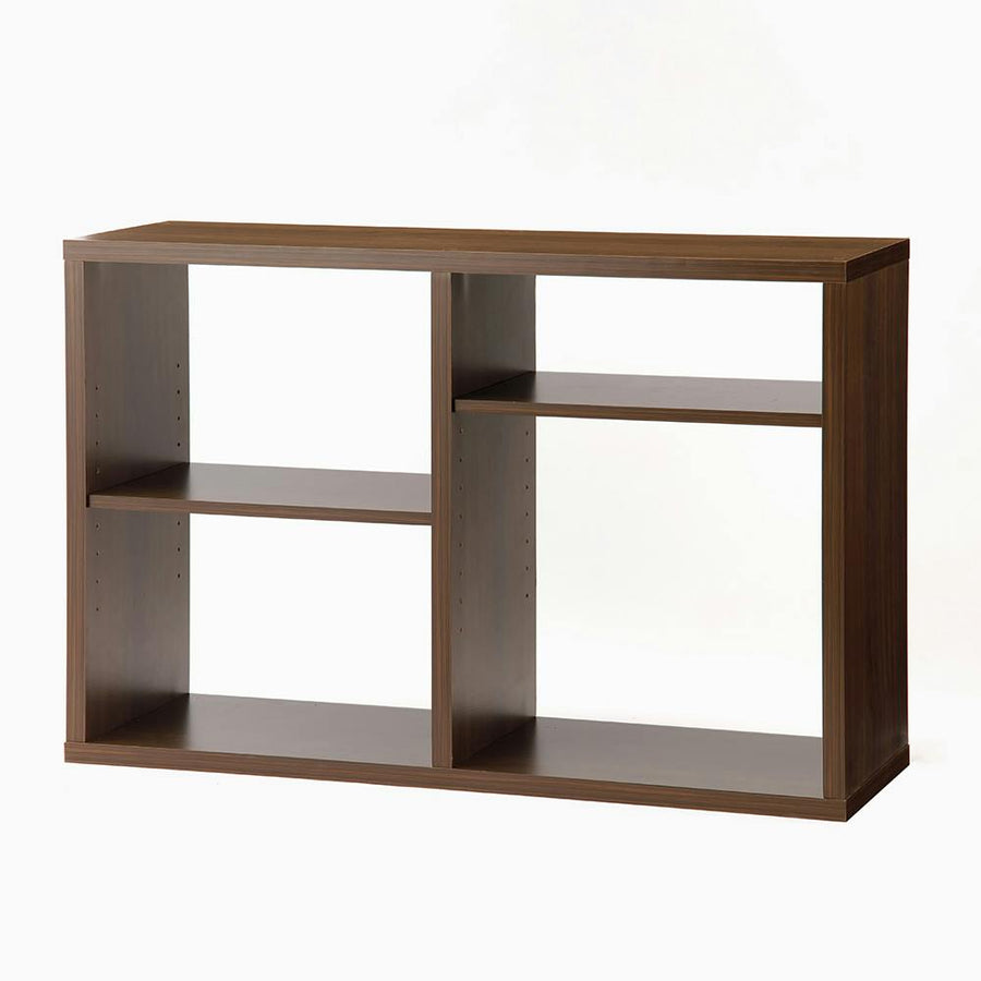 Open rack that can be used vertically and horizontally Brown S57