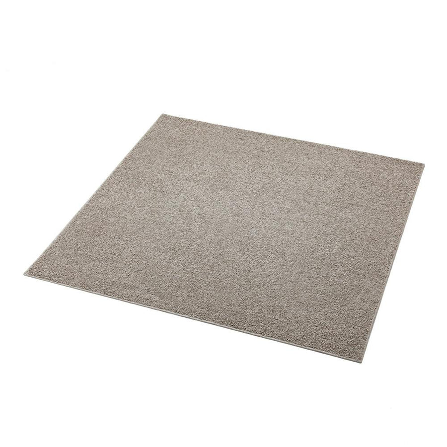 Shaggy tufted rug, silver, 185 x 185 cm