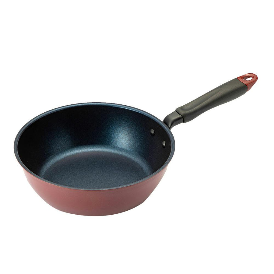 IH/gas compatible lightweight frying pan, 22cm deep