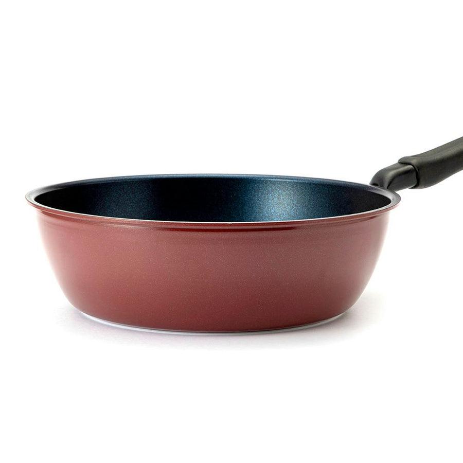 IH/gas compatible lightweight frying pan, 22cm deep