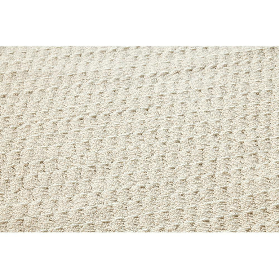 Antibacterial, odor-resistant, anti-mite flat-woven carpet, striped, ivory, 2 tatami mats