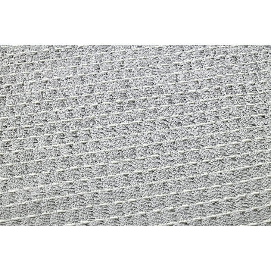 Antibacterial, odor-resistant, anti-mite flat-woven carpet, striped, gray, 1 tatami mat