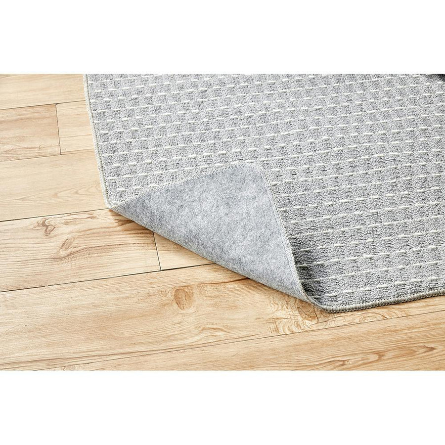 Antibacterial, odor-resistant, anti-mite flat-woven carpet, striped, gray, 1 tatami mat