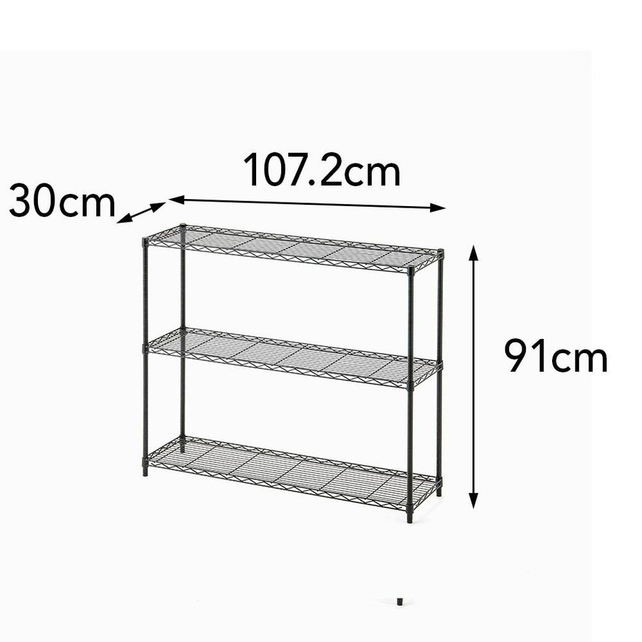 インテリアシェルフ107 3段 MB10