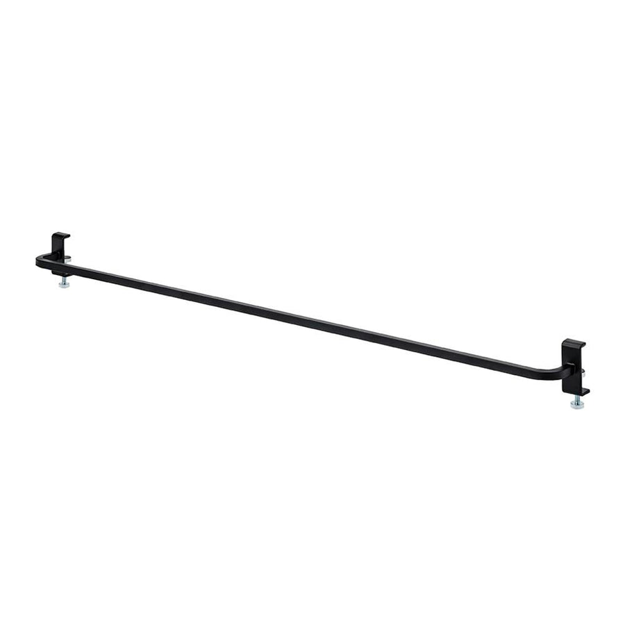 Easy to install, for door frames and lintels, indoor clothes drying hanger bar, black