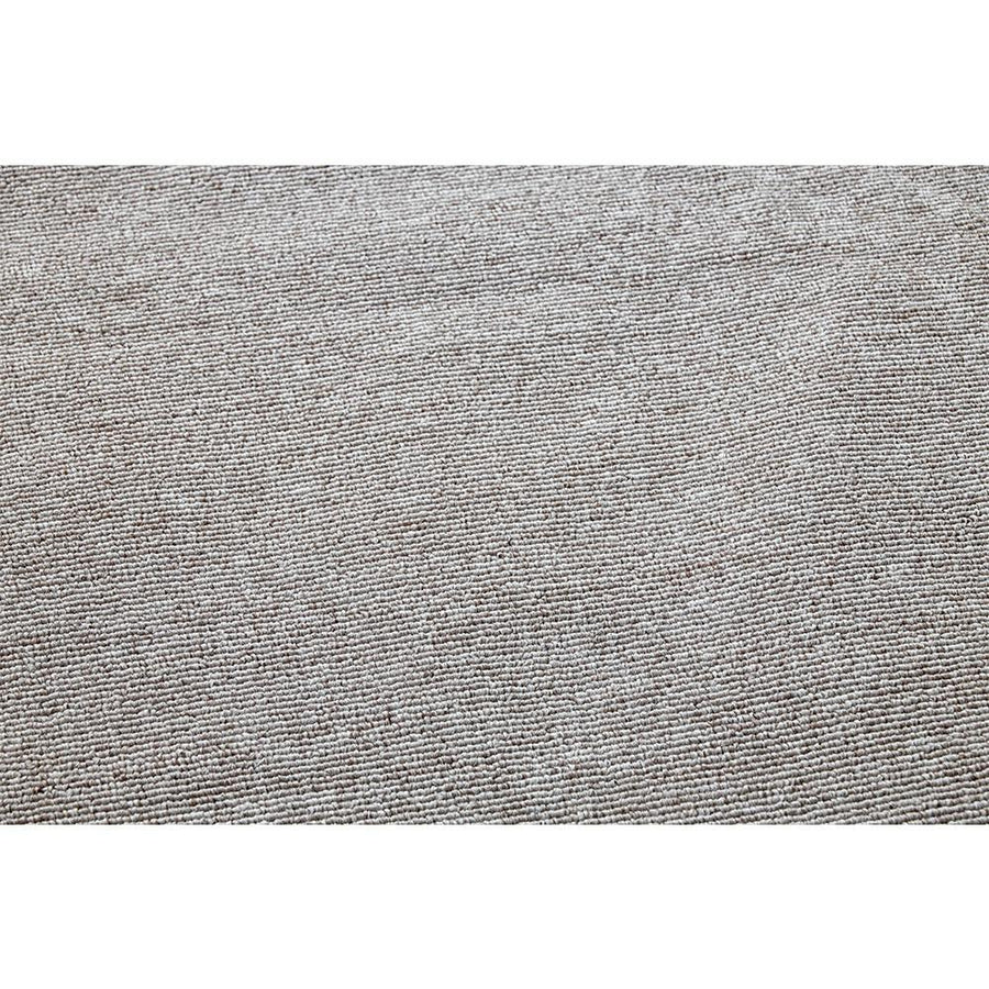 Fire-retardant and antibacterial flat-woven carpet, grey, 6 tatami mats