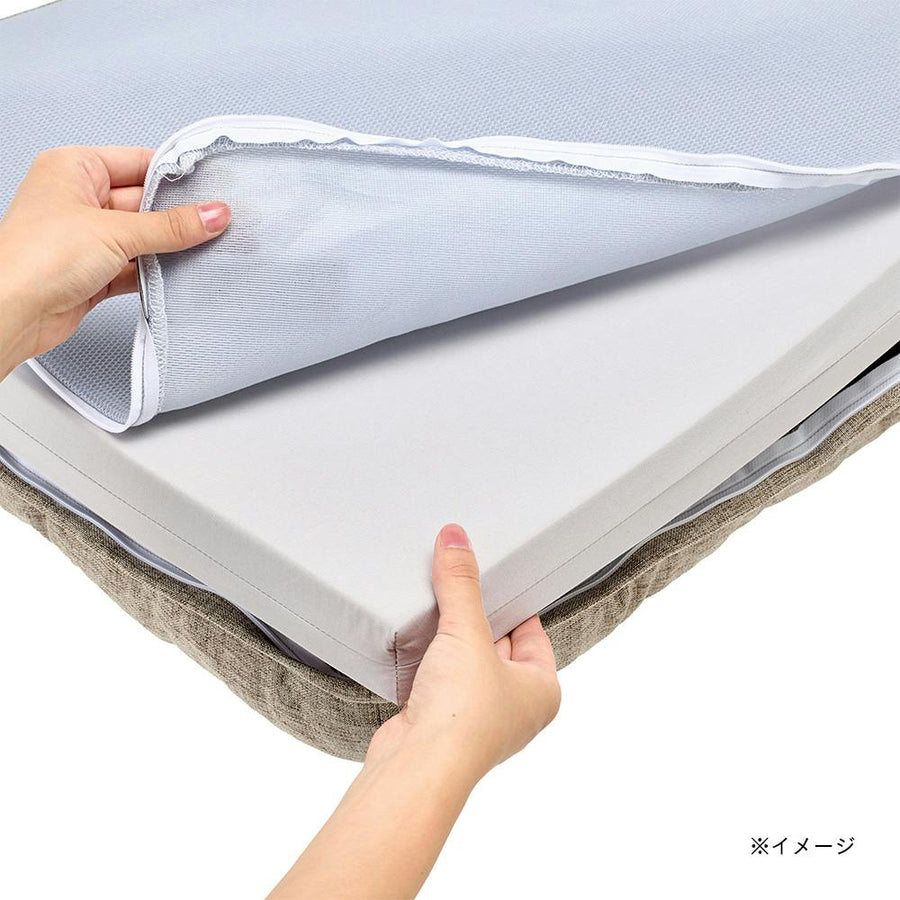 中材が選べる ベッド専用カバー 60×90cm ベージュ