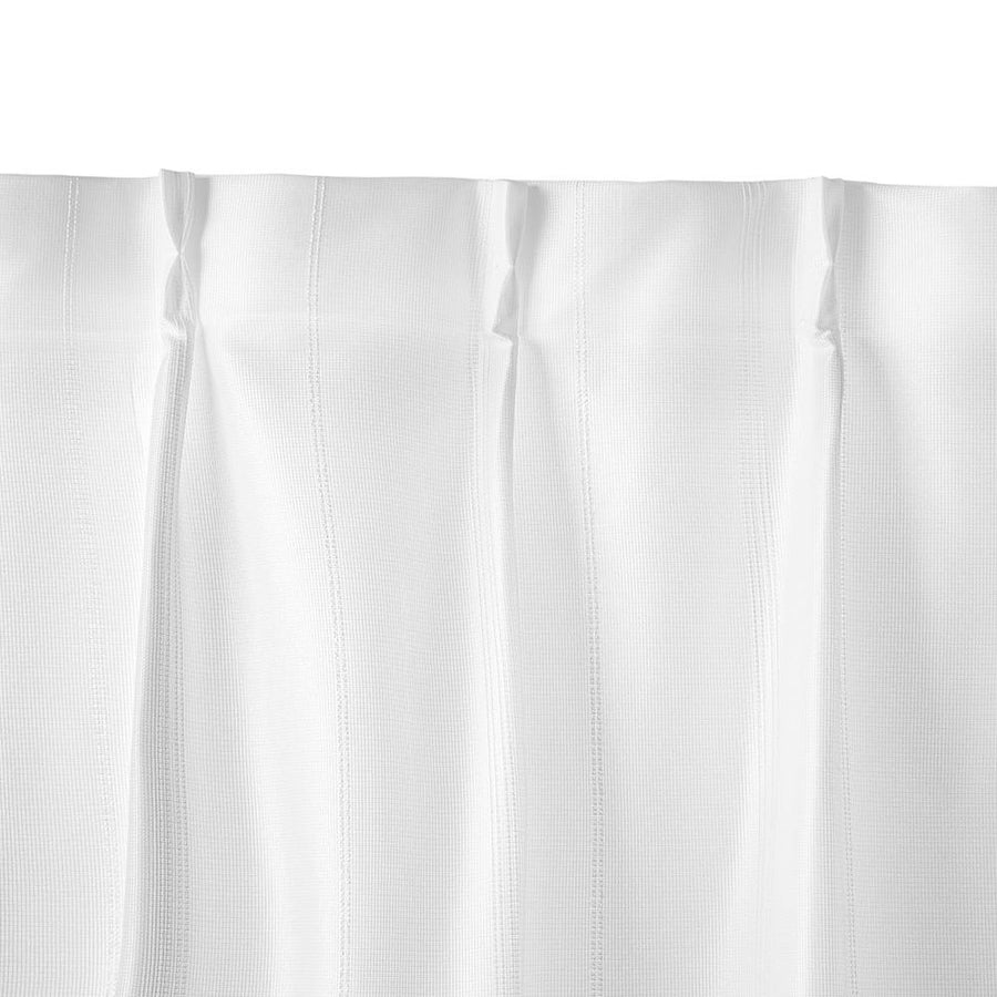 Heat-insulating mirror lace curtains, stripes, 100 x 133 cm, set of 2