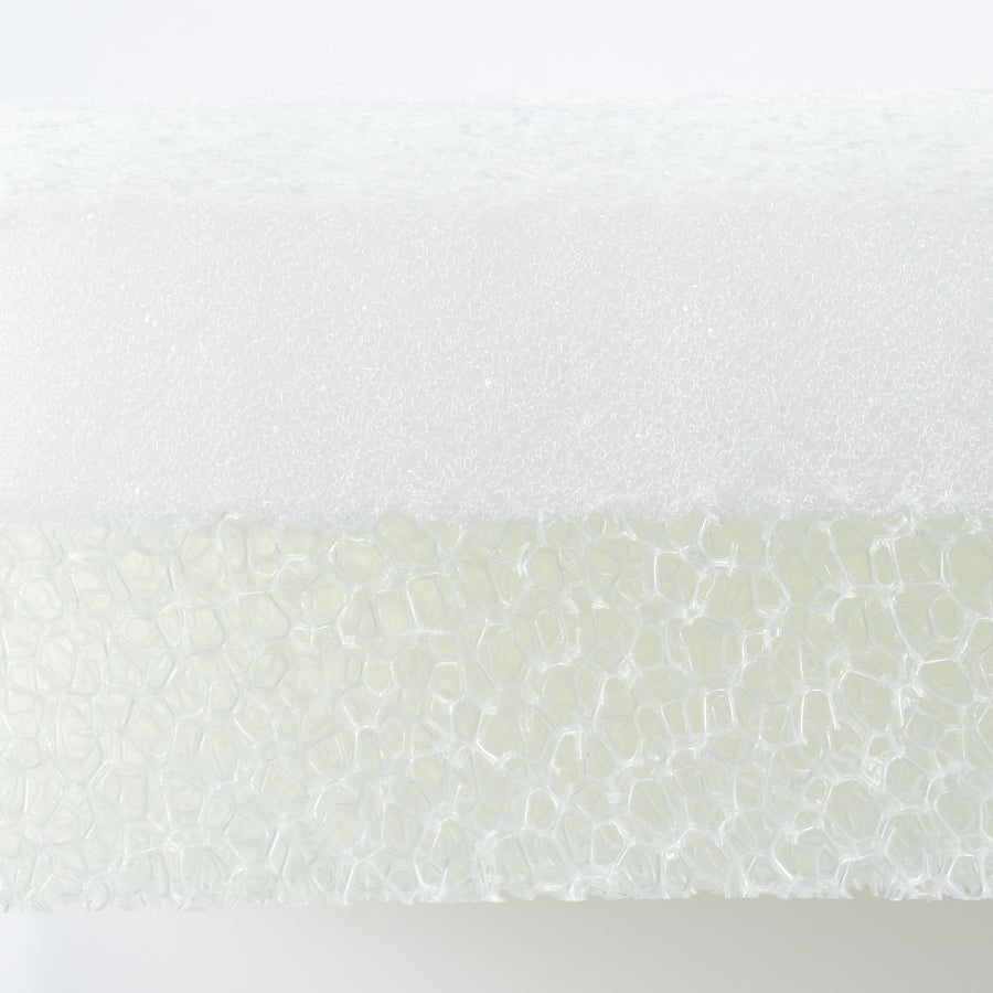 Urethane foam three-layer bath sponge