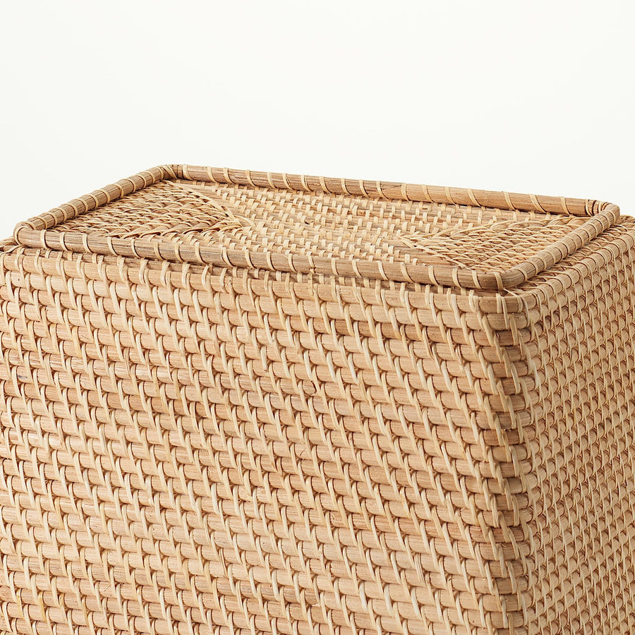 Stackable Rattan Rectangular Basket - Extra Large