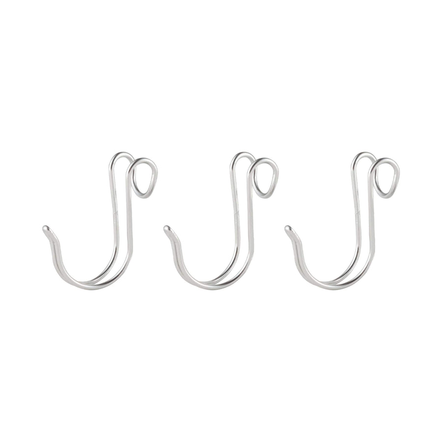 Stainless steel hook that is resistant to lateral vibration, small