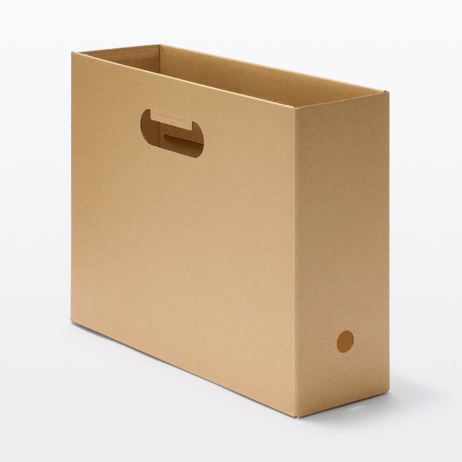 One-touch assembly of cardboard file boxes - set of 5