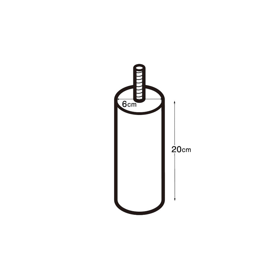 木製脚・２０ｃｍ／ナチュラル（Ｍ８）