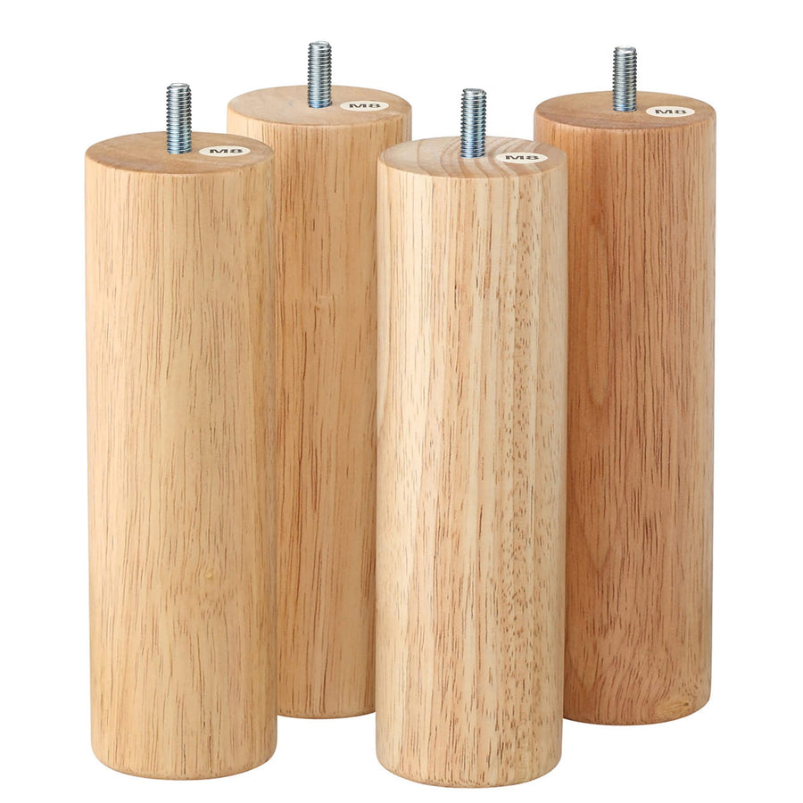 Wooden legs, 20cm/Natural (M8)