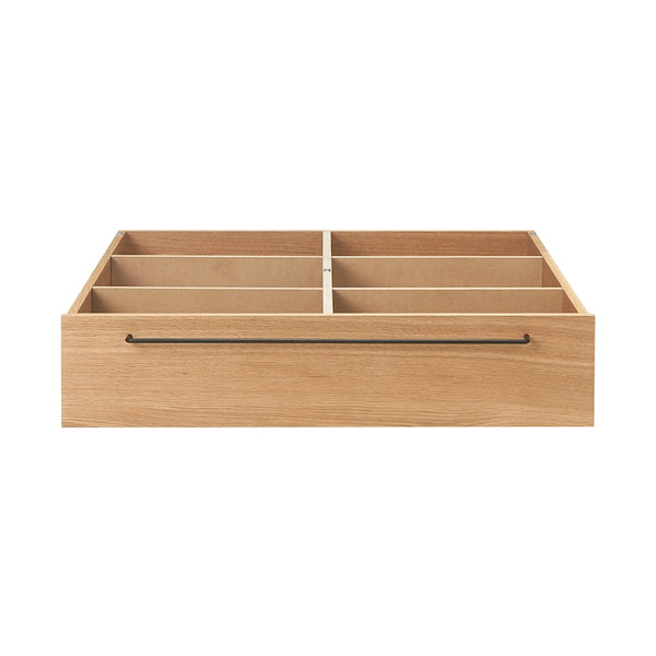 Under-bed storage, large, oak