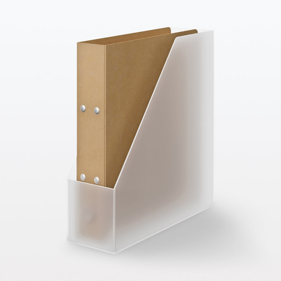 Polypropylene stand file box for A4