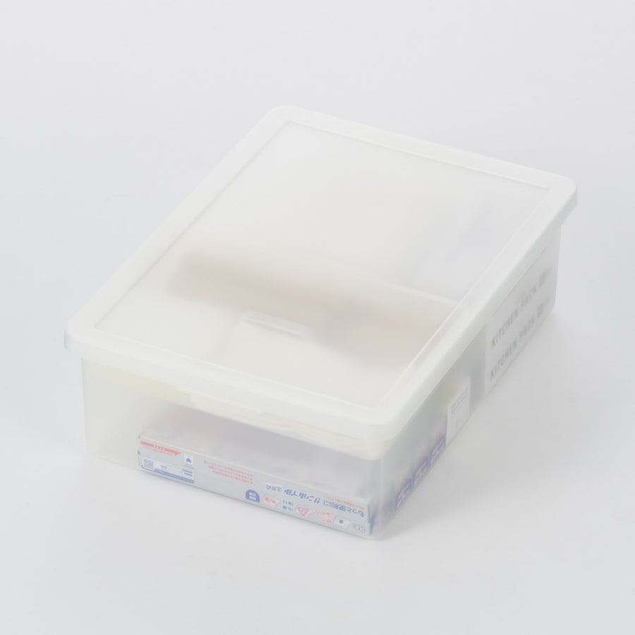 Polypropylene Storage Box Wide Lid