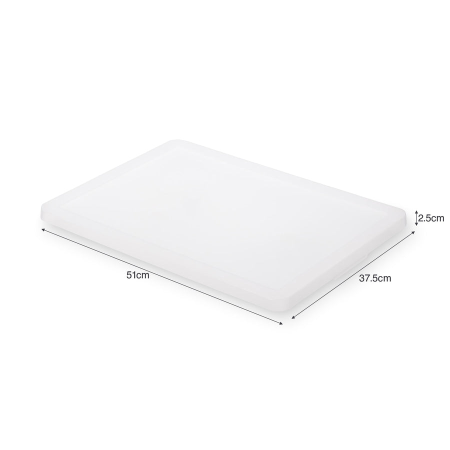 Polypropylene Storage Box Wide Lid