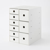 無印良品　ポリプロピレン小物収納ボックス3段×4 ファイル入れ×1 Amazon.co.jp: 無印良品ポリプロピレン 小物 収納ボックス 3段