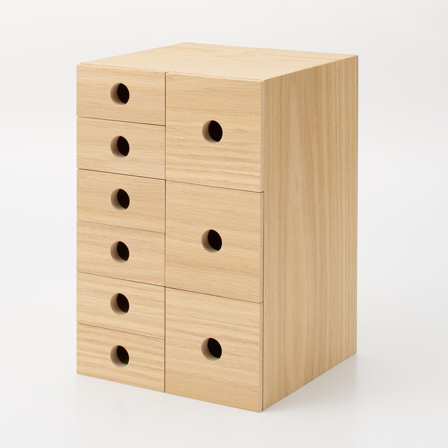 3-tier wooden accessory storage