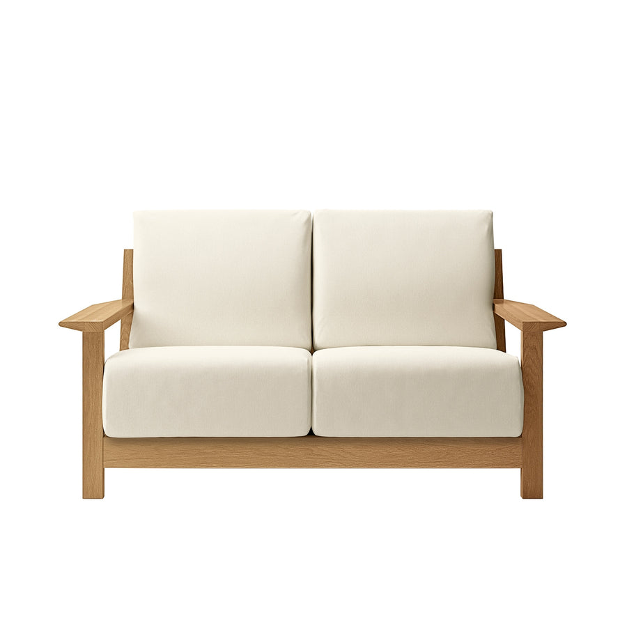 Sofa body: wooden frame, washed cotton canvas cover