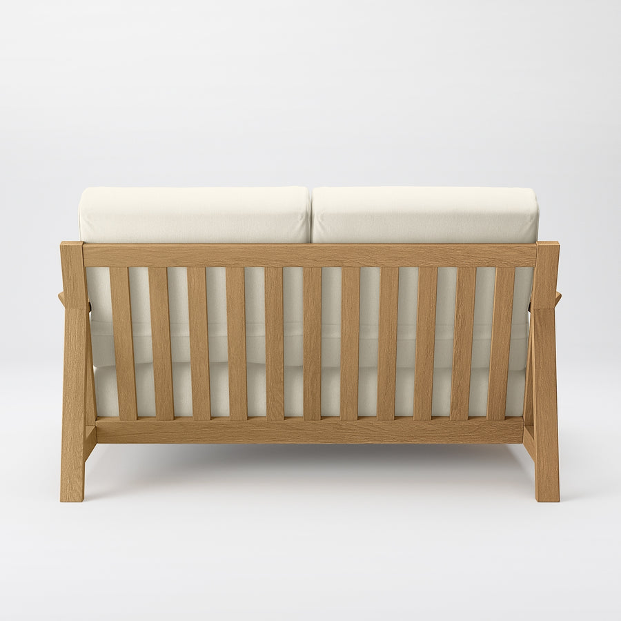 Sofa body: wooden frame, washed cotton canvas cover