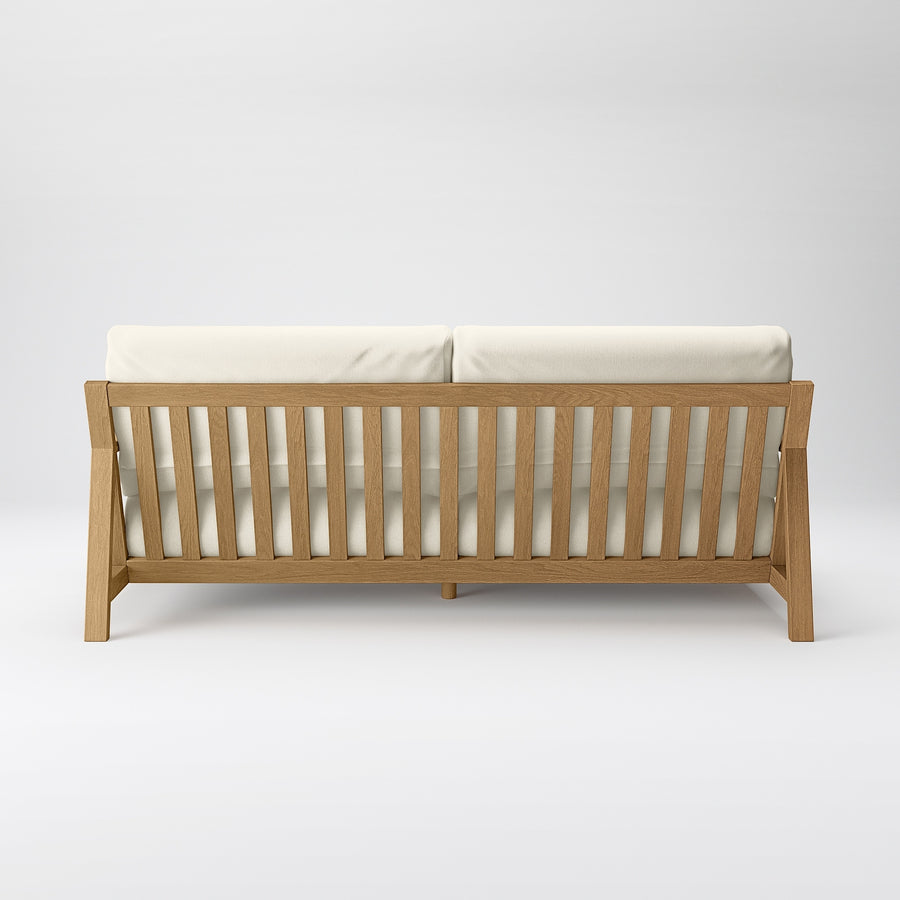 Sofa body: wooden frame, washed cotton canvas cover