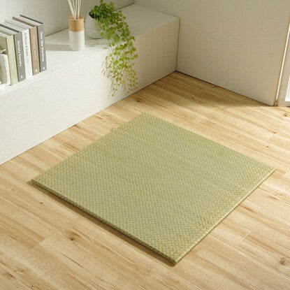 Igusa x PP floor mat, Nayral, 70 x 70 cm (thickness 1.5 cm)