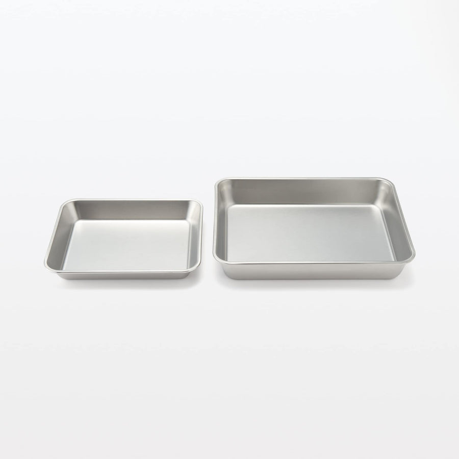 Stainless steel tray 26.5 x 20.5 cm