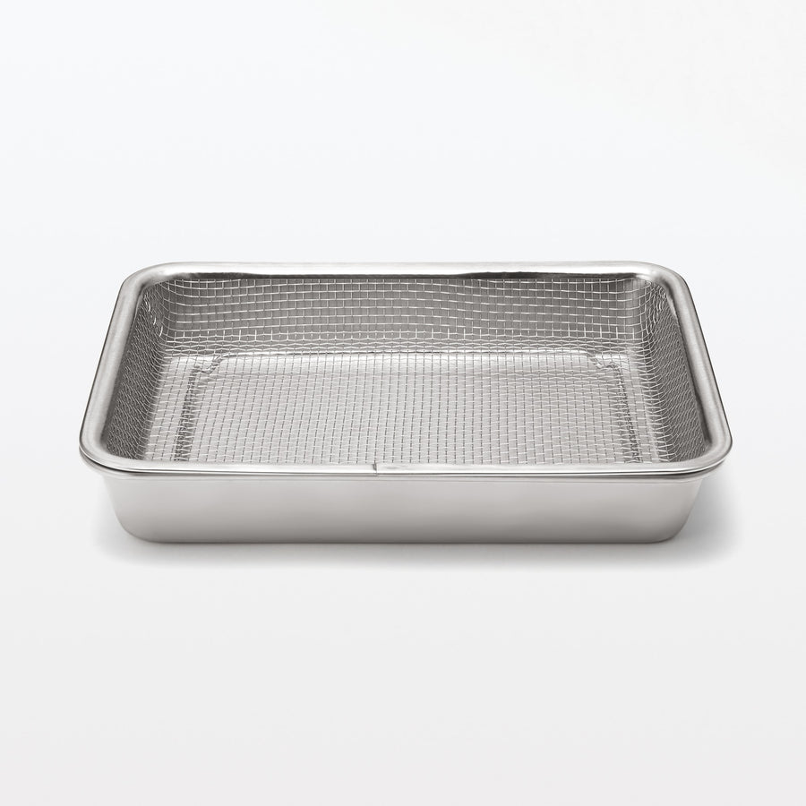 Stainless steel tray 26.5 x 20.5 cm