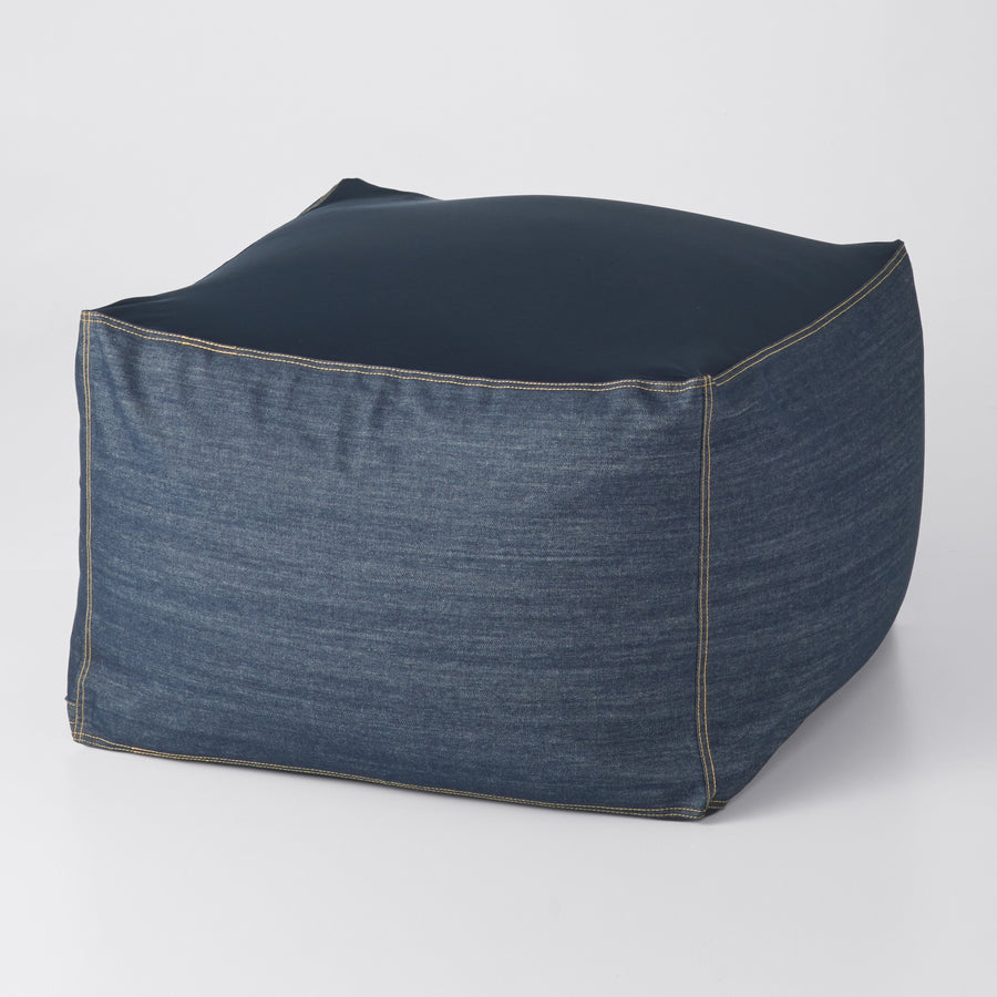 Form-fitting cotton denim sofa cover