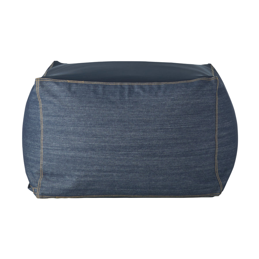 Form-fitting cotton denim sofa cover