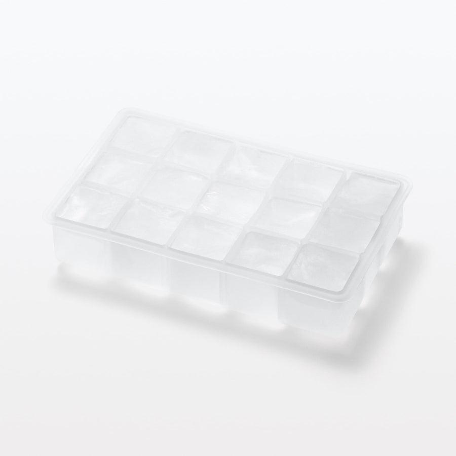 Silicone square ice cube maker