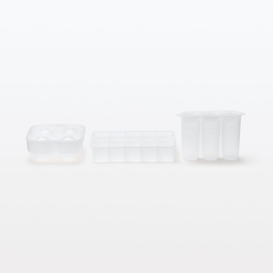 Silicone square ice cube maker