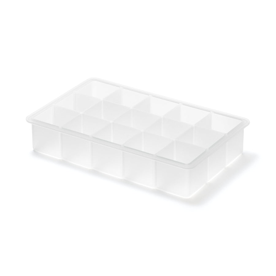 Silicone square ice cube maker