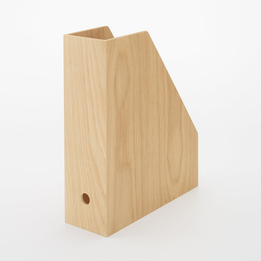 Wooden stand file box for A4