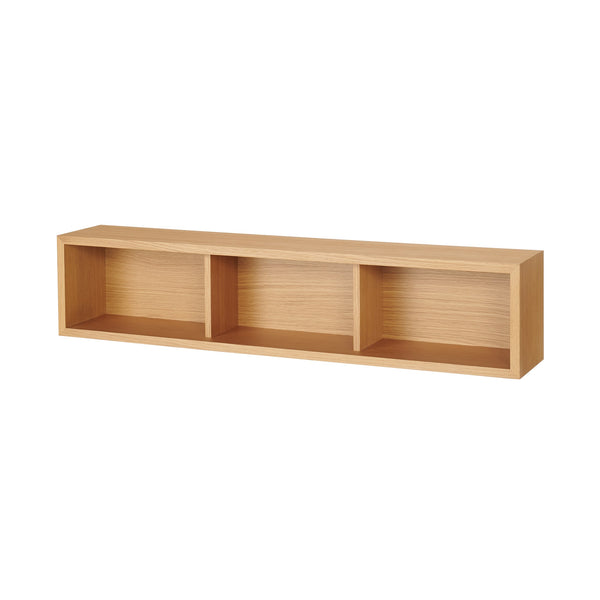 Wall-mounted furniture box, oak, width 88cm