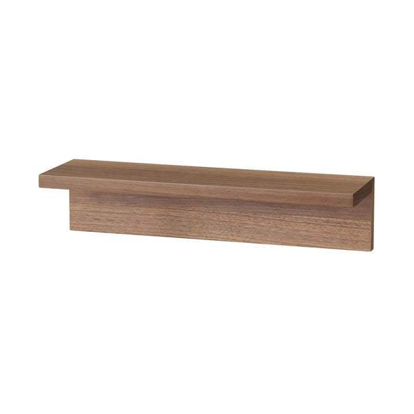 Wall-mounted furniture shelf, walnut, 44cm wide