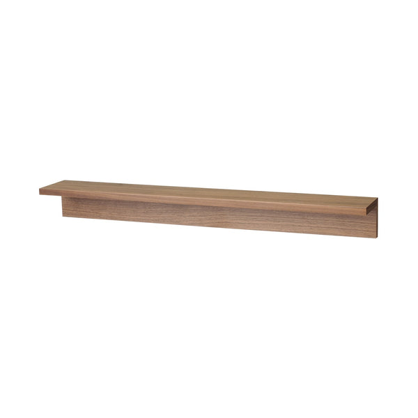 Wall-mounted furniture shelf, walnut, width 88cm